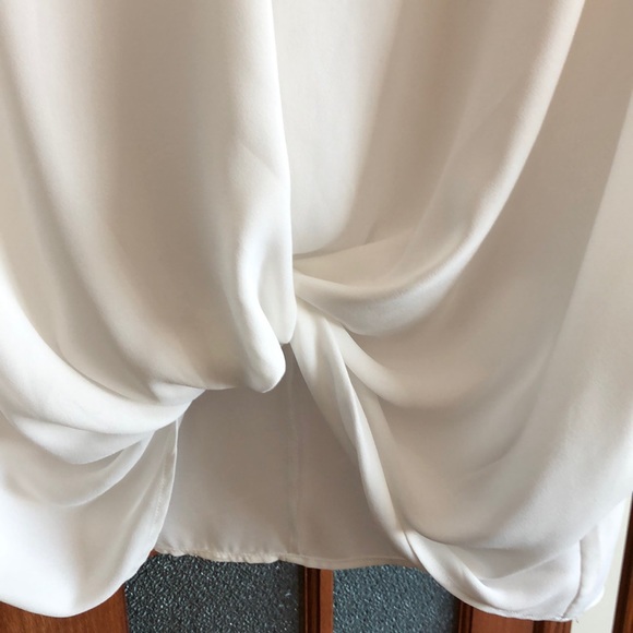 Forever 21 white sheer crop blouse - Picture 5 of 12